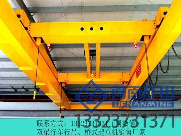 陕西西安悬挂式行车 “贴顶” 运行释放地面